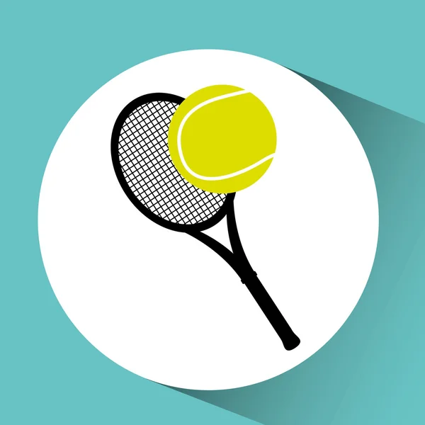 Sport tennis personnes — Image vectorielle