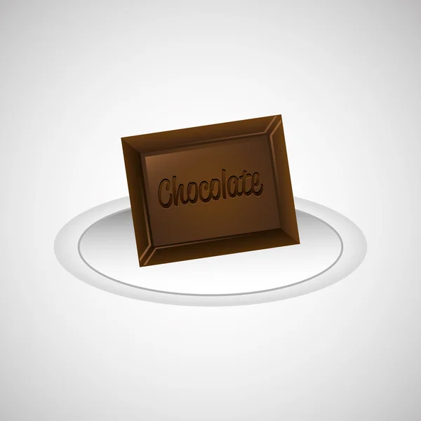 Choklad socker öknen — Stock vektor