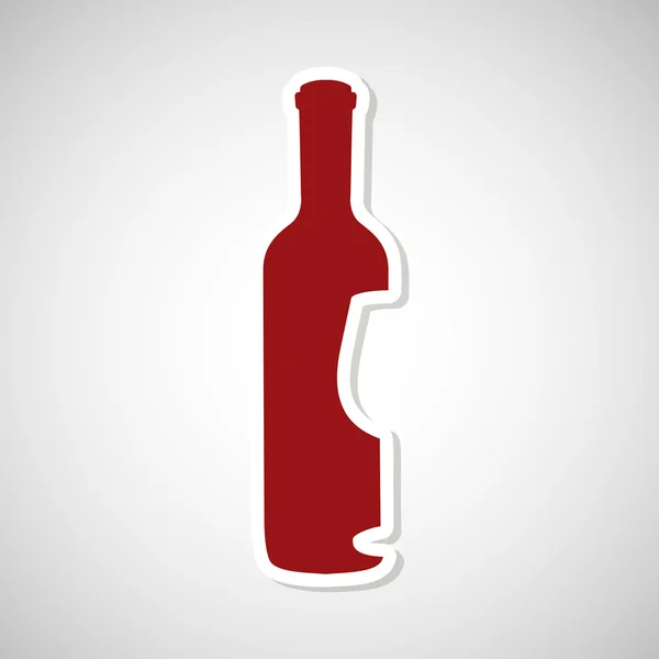 Diseño de uvas de vino — Vector de stock