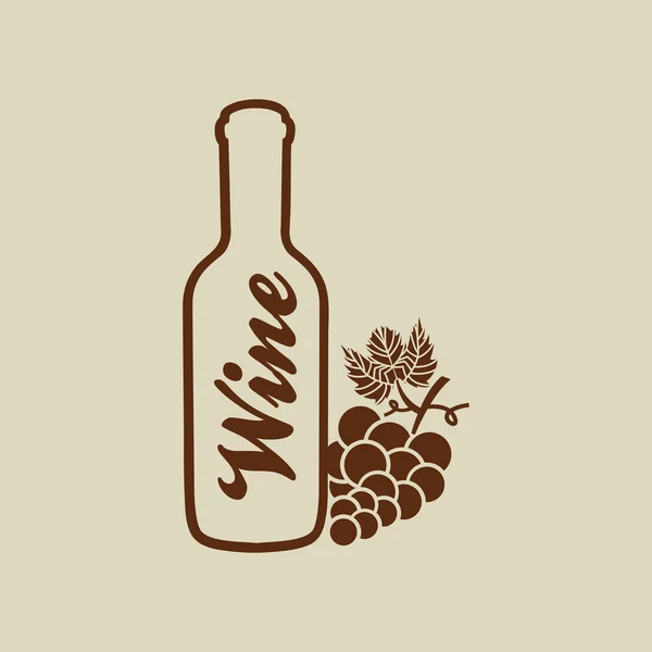 Diseño de uvas de vino — Archivo Imágenes Vectoriales
