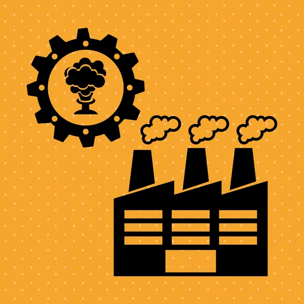 Progettazione di impianti industriali — Vettoriale Stock