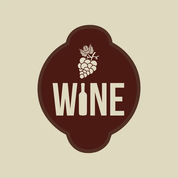 Design uva da vino — Vettoriale Stock