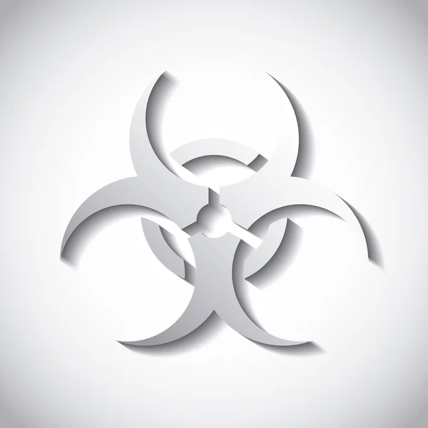 Biohazard ikon design — Stock vektor