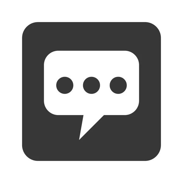 Text balloon icon — Stock Vector