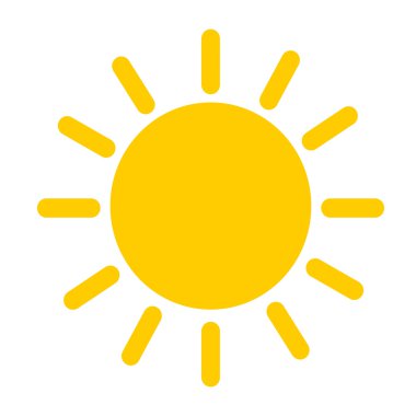 Güneş weater simgesi