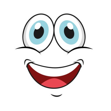 mutlu çizgi film simgesi