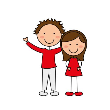 çizgi film çocuklar simgesi