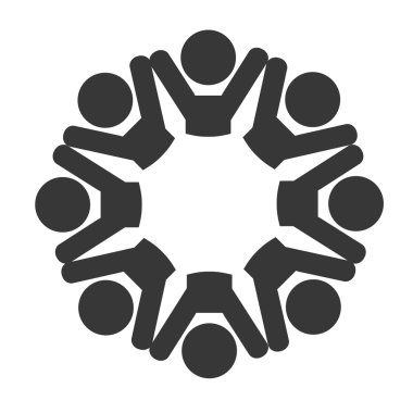 Arkadaş mutlu simgesini