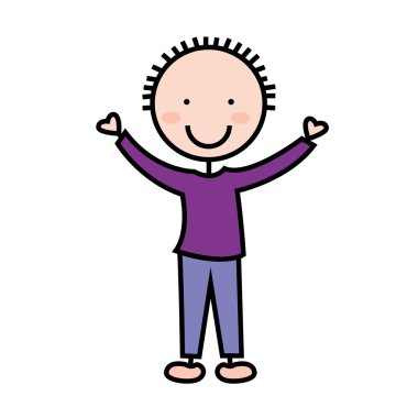 çizgi film çocuk simgesi