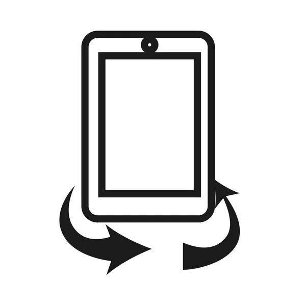 Icône numérique smartphone — Image vectorielle
