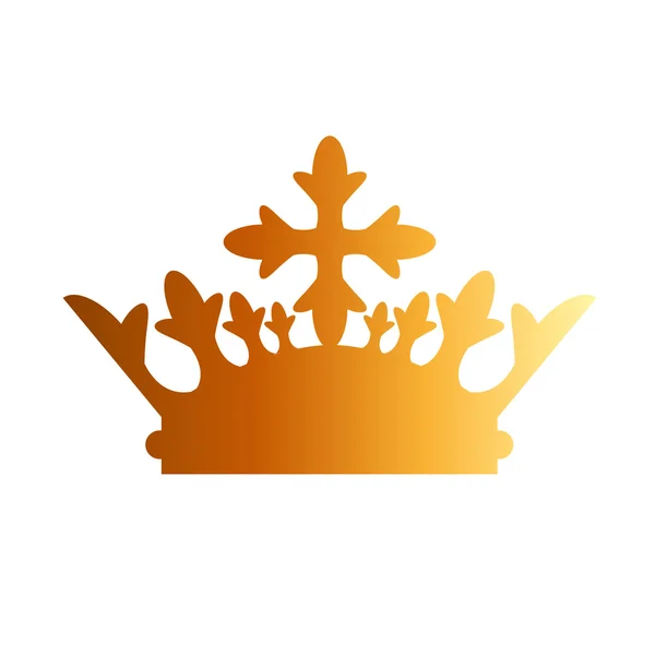 Gold crown vektor — Stock Vector