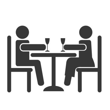 Çift düğün simgesi