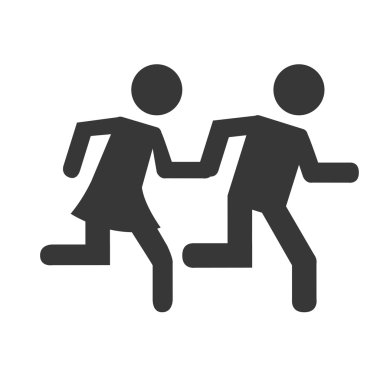 Düğün simge vektör çizim