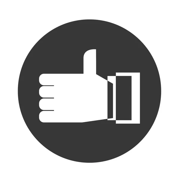 Thumb up icon — Stock Vector