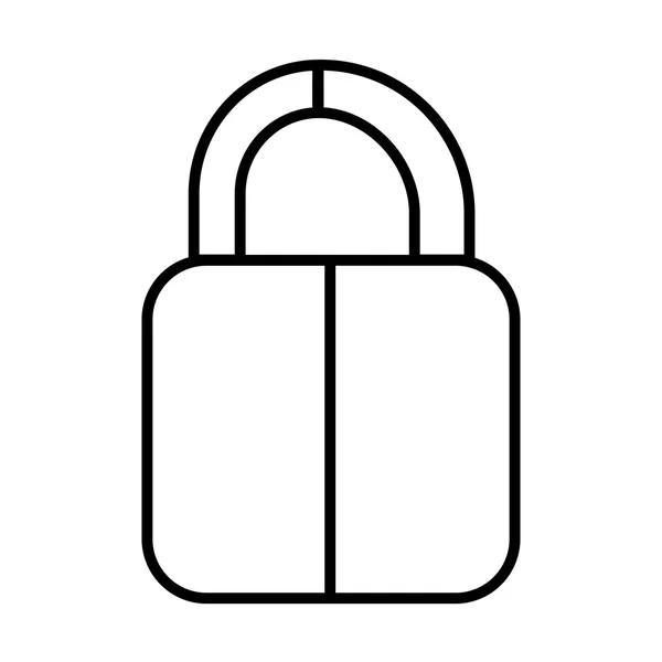 Icône de verrouillage de sécurité — Image vectorielle