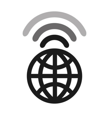 WiFi dalgalar sinyal simgesi