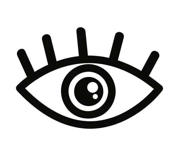 Eye human view icon — Stock Vector