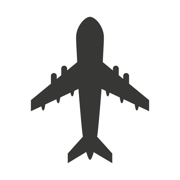 Avión avión vuelo icono — Vector de stock