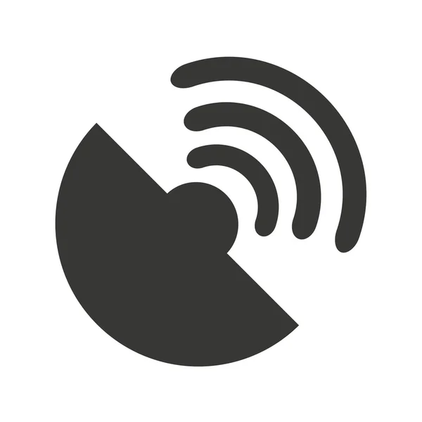 Señal de ondas wifi icono — Vector de stock