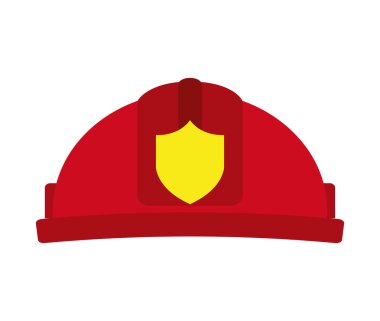 kask kırmızı itfaiyeci simgesi