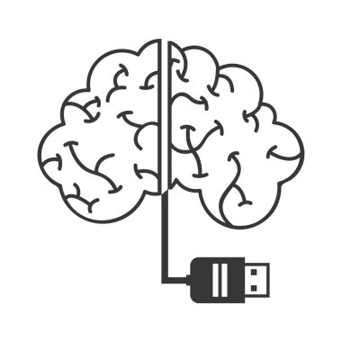 beyin zihin fırtınası simgesi