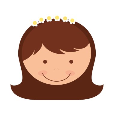 kız ilk Komünyon simgesi