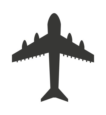 uçak uçak uçan simgesi