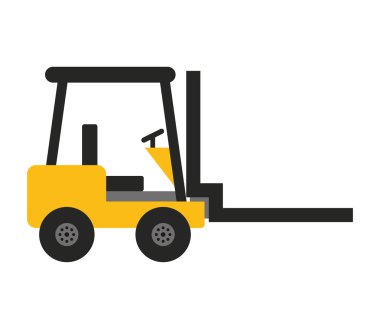Forklift makine kaldırma simgesini