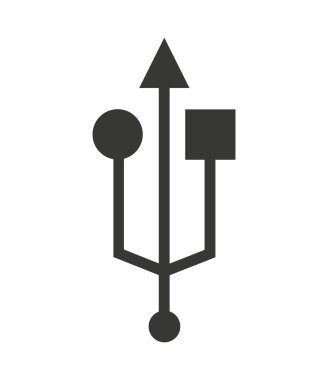 USB bağlantısı Tak simgesi