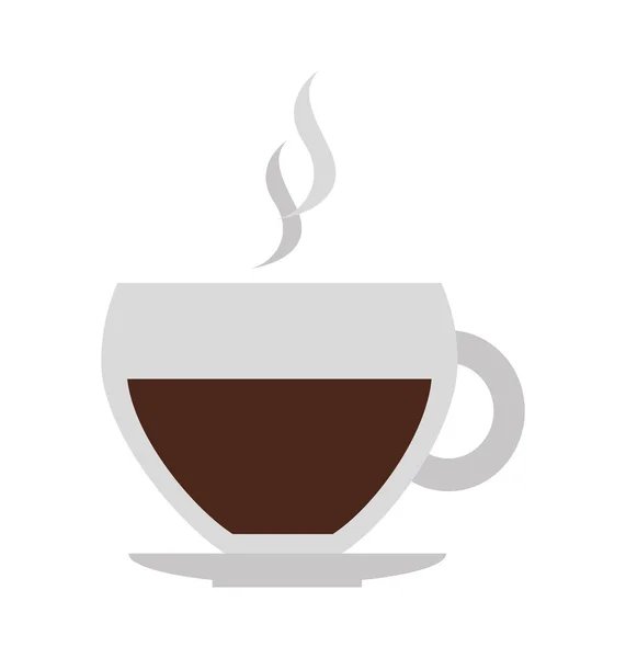 Xícara de café ícone fresco — Vetor de Stock