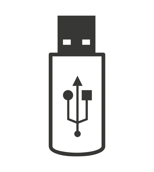 Usb 连接插头图标 — 图库矢量图片