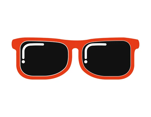 Sun glasses view icon — Stock Vector