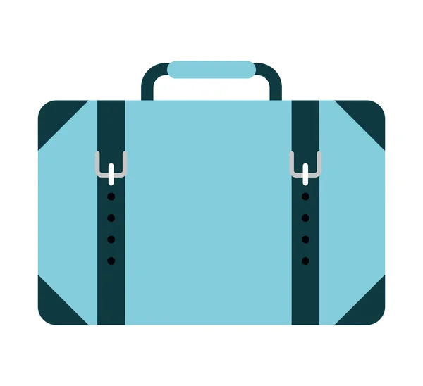 Bag suitcase gaggage icon — Stock Vector