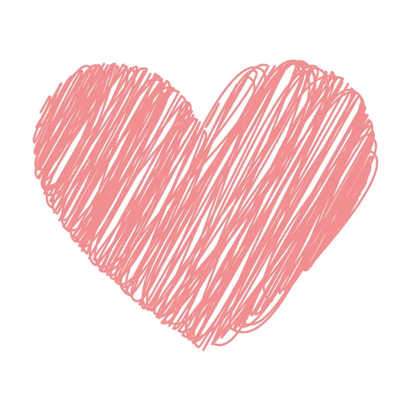 Серце любов червона ікона — стоковий вектор