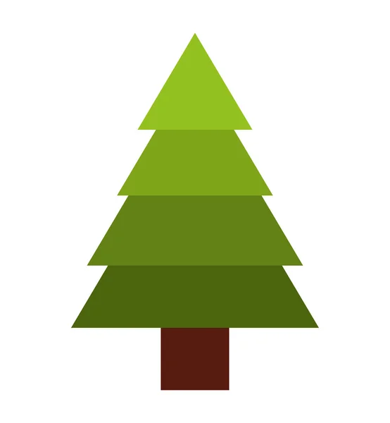 Drzewo roślina eco ikona — Wektor stockowy