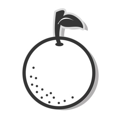 Lezzetli ve taze meyve, vektör çizim.