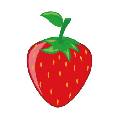 Lezzetli ve taze meyve, vektör çizim.