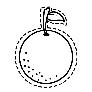 Lezzetli ve taze meyve, vektör çizim.