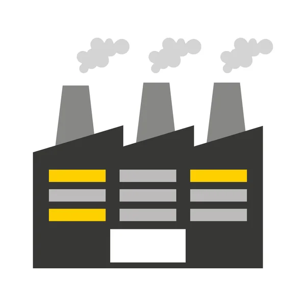 Plant factory building icon — Stock Vector