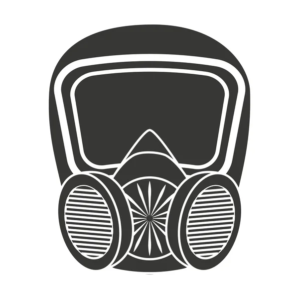 Masque protection travailler icône — Image vectorielle