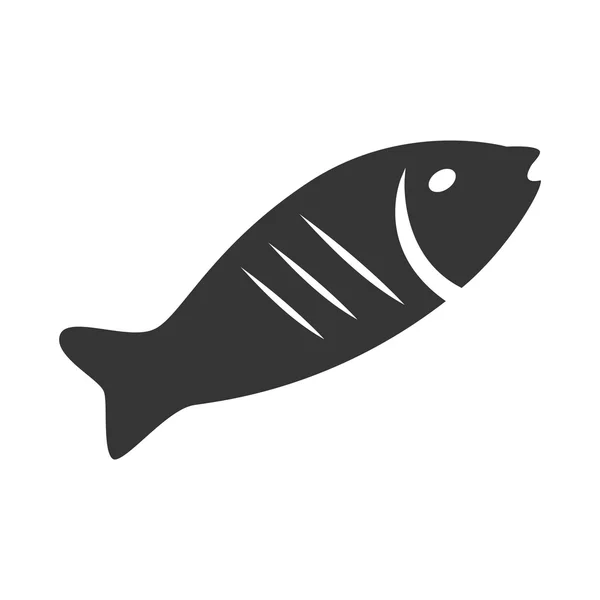 Seafood animal isolated flat icon, vector illustration. — Stock Vector