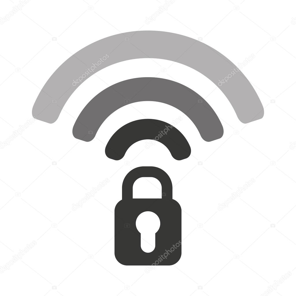 wifi waves signal icon stock vector yupiramos 117002200