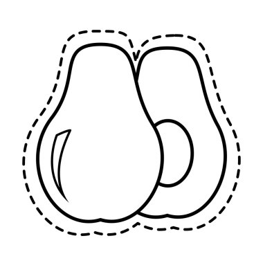 Lezzetli ve taze sebze, vektör çizim.