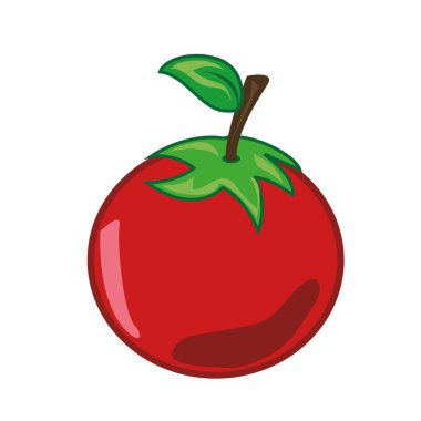 Lezzetli ve taze sebze, vektör çizim.