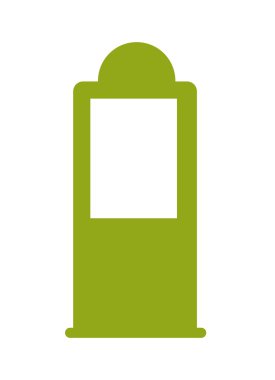 benzin pompası yeşil tasarım