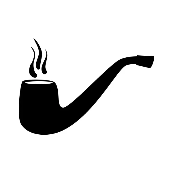 Tobacco pipe vintage — Stock Vector