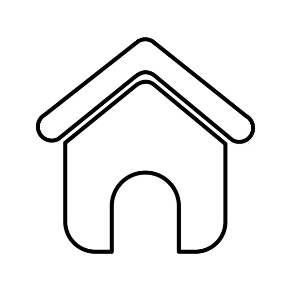 Γραμμικά διανυσματικά σχεδιασμό σπίτι — Διανυσματικό Αρχείο