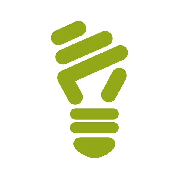 Eco bulb design — Stock Vector