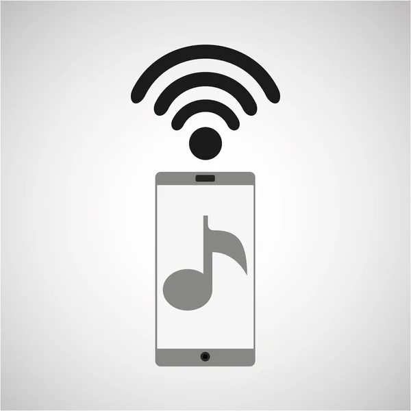 Wifi 기술 애플 리 케이 션 — 스톡 벡터