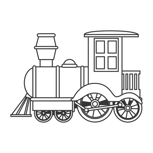 Ilustração do vetor do ícone do brinquedo da criança do trem — Vetor de Stock